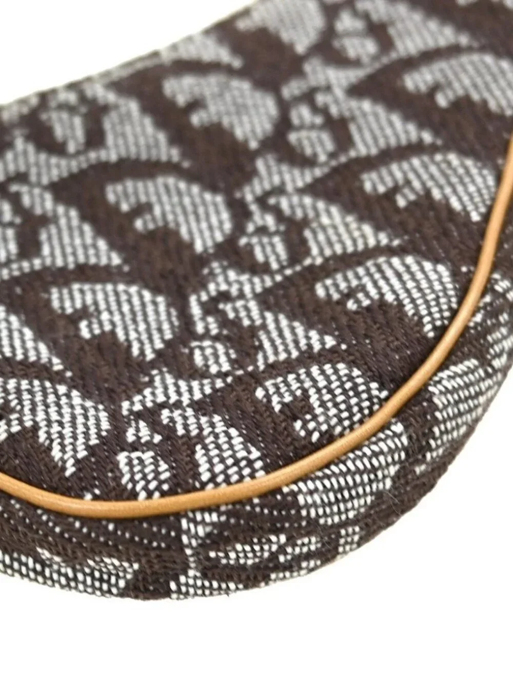 Christian Dior Trotter Saddle Coin Purse Wallet Mini Pouch Bag TR0012 NQ03527